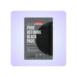 12 Algodones purificantes para poros PUREDERM Pore Refining Black Pads