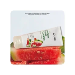 Espuma Nutritiva e Hidratante Ottie Fruit Yogurt Foam Cleanser Watermelon