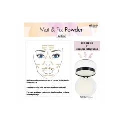 Polvos matificantes veganos Miss Cop Mat & Fix Powder