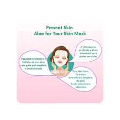 Present Skin Aloe for Your skin Sheet Mask - Hidrata y calma